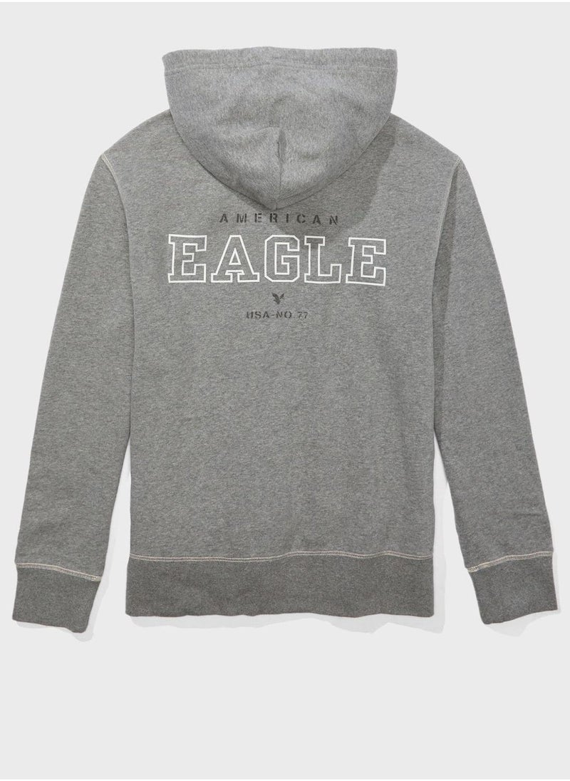 American Eagle Graphic Hoodie  - Image 5