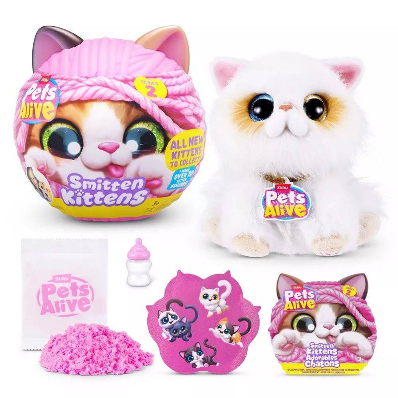 Pets Alive Smitten Kittens Series 2 Surprise Interactive Plush Playset (Assorted) - Image 2
