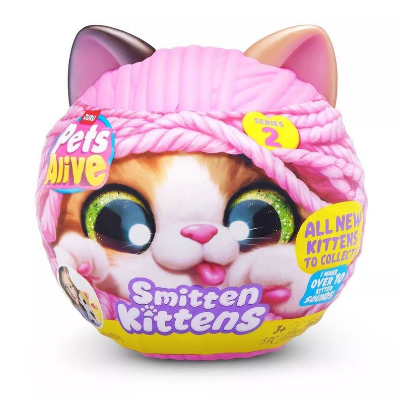 Pets Alive Smitten Kittens Series 2 Surprise Interactive Plush Playset (Assorted) - Image 1