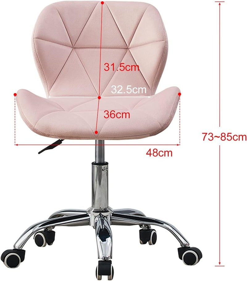 Reyad Group, Reyad Group OFCASA Modern Task Chair Pink Fabric, Adjustable Height, Swivel Base for Versatile Use - Pink - Image 2