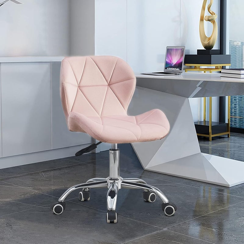 Reyad Group, Reyad Group OFCASA Modern Task Chair Pink Fabric, Adjustable Height, Swivel Base for Versatile Use - Pink - Image 1