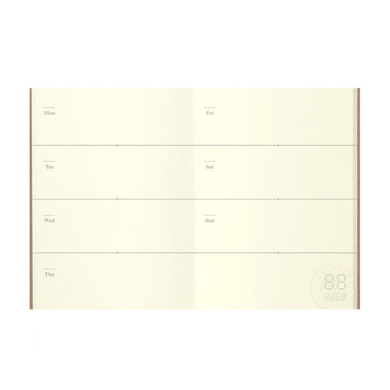 Designphil TRAVELER'S Designphil Midori Passport Size Weekly Diary Notebook (Refill 007) - Image 2