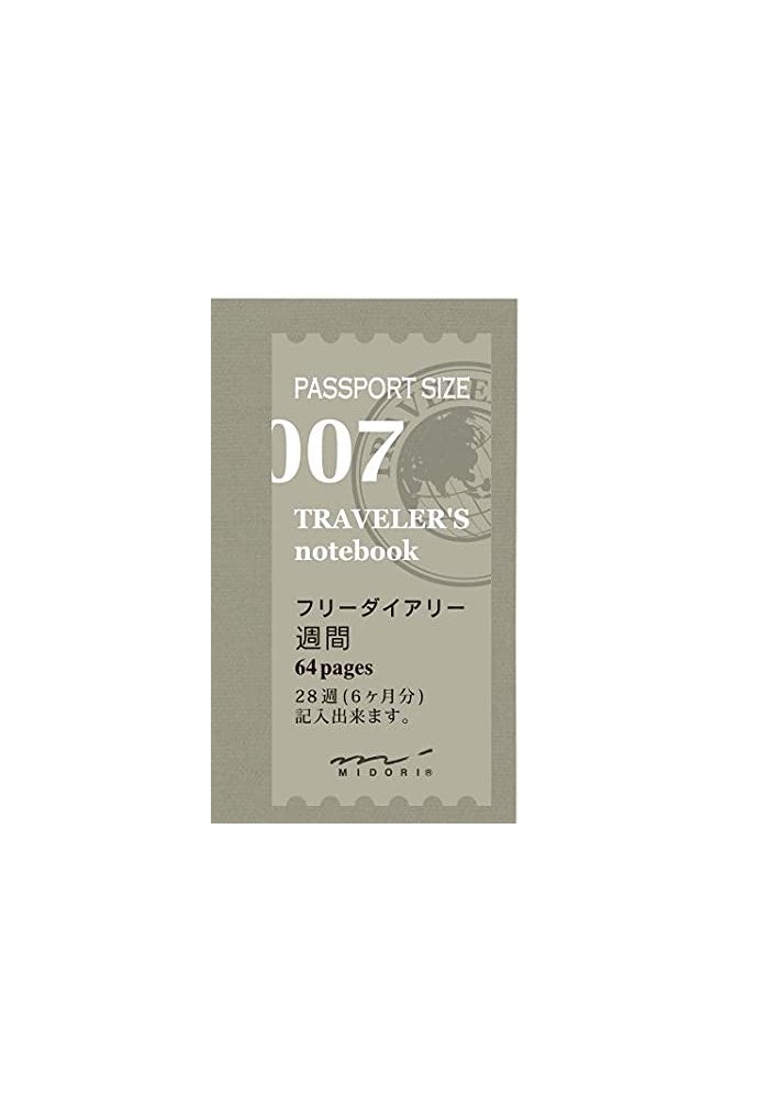 Designphil TRAVELER'S Designphil Midori Passport Size Weekly Diary Notebook (Refill 007) - Image 3