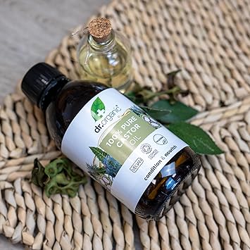 dr.organic زيت الخروع العضوي من دكتور أورغانيك 100% نقي مضغوط على البارد لتغذية وترطيب البشرة والشعر زيت ناقل للتدليك والعلاج العطري طبيعي نباتي خالي من القسوة معتمد عضوي 250 مل - Image 2