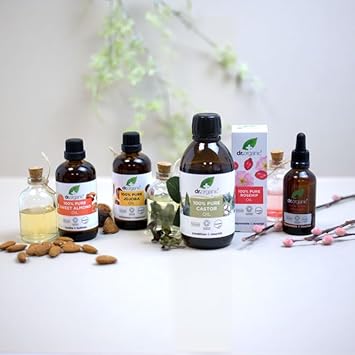 dr.organic زيت الخروع العضوي من دكتور أورغانيك 100% نقي مضغوط على البارد لتغذية وترطيب البشرة والشعر زيت ناقل للتدليك والعلاج العطري طبيعي نباتي خالي من القسوة معتمد عضوي 250 مل - Image 5