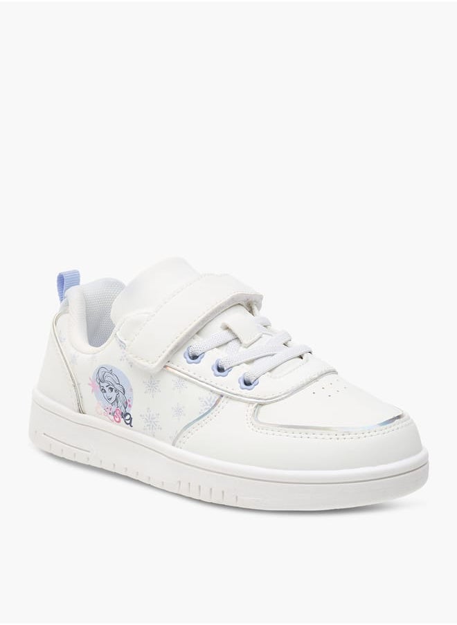 Disney Girls Sneaker With Double Velcro And Laser Cut  - Image 1