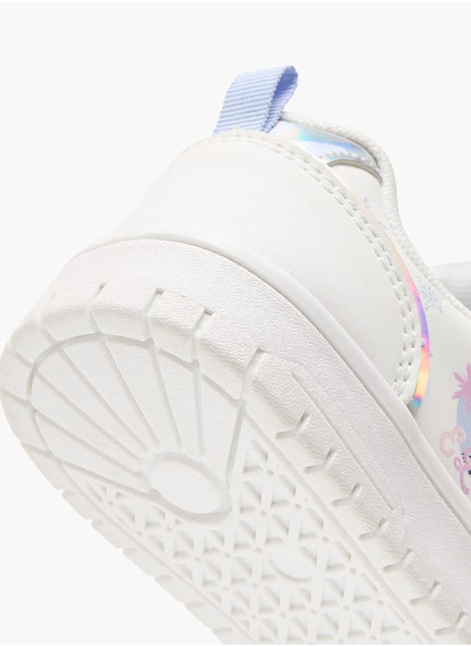 Disney Girls Sneaker With Double Velcro And Laser Cut  - Image 5