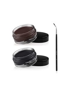 Inglot INGLOT Eyeliner Bundle - AMC Eyeliner Gel 90, AMC Eyeliner Gel 77 and Brush 30T (3-piece)  - Image 1
