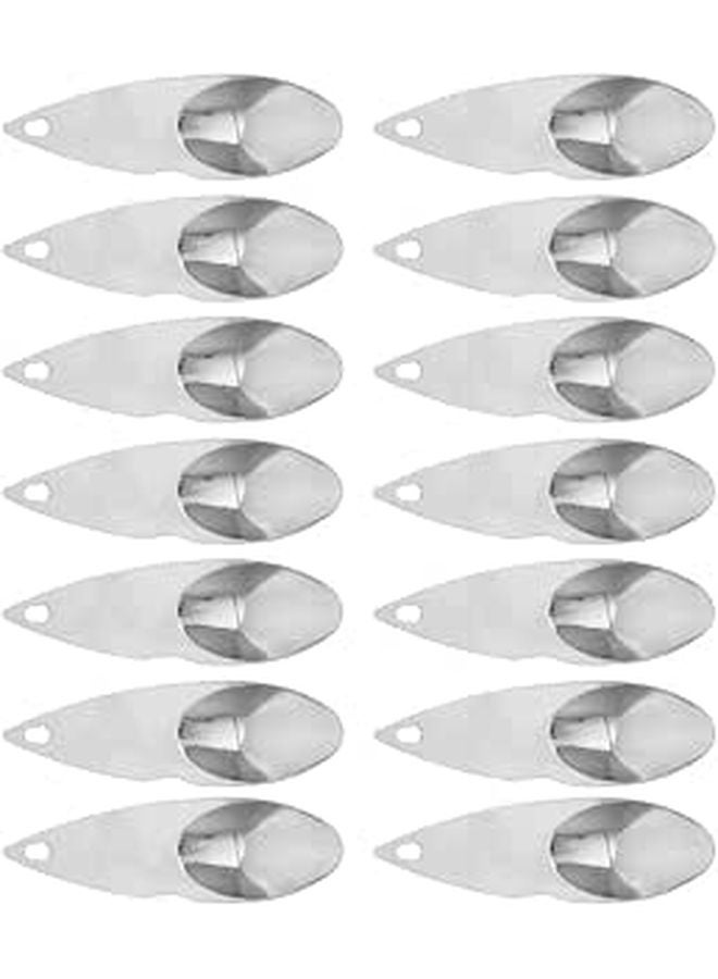 Stainless Steel Kiwi Cutter Spoon Set 14 Piece Kitchen Gadget for Slicing Fruits Avocado - Image 1