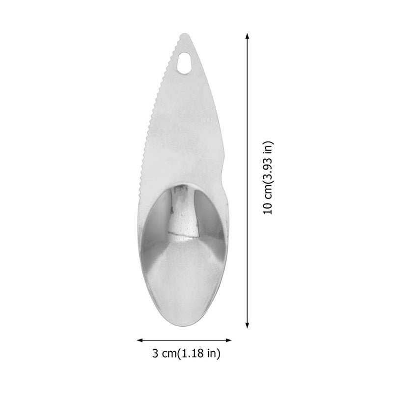Stainless Steel Kiwi Cutter Spoon Set 14 Piece Kitchen Gadget for Slicing Fruits Avocado - Image 4