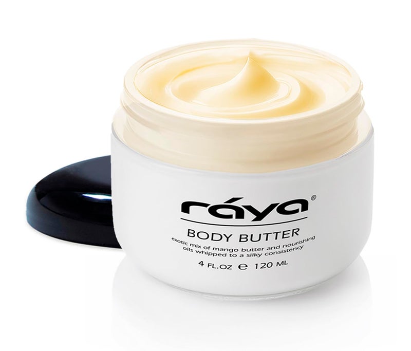 Raya Body Butter Thick Body Moisturizer for Dry Cracked Hands and Feet Can Be Used as a Luxurious Massage Cream Great for All Skin Types