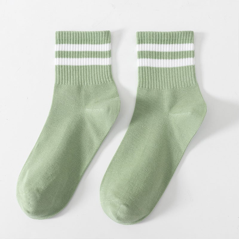 Breathable Cotton Summer Socks for Women White  - Image 2