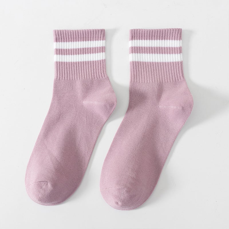 Breathable Cotton Summer Socks for Women White  - Image 4