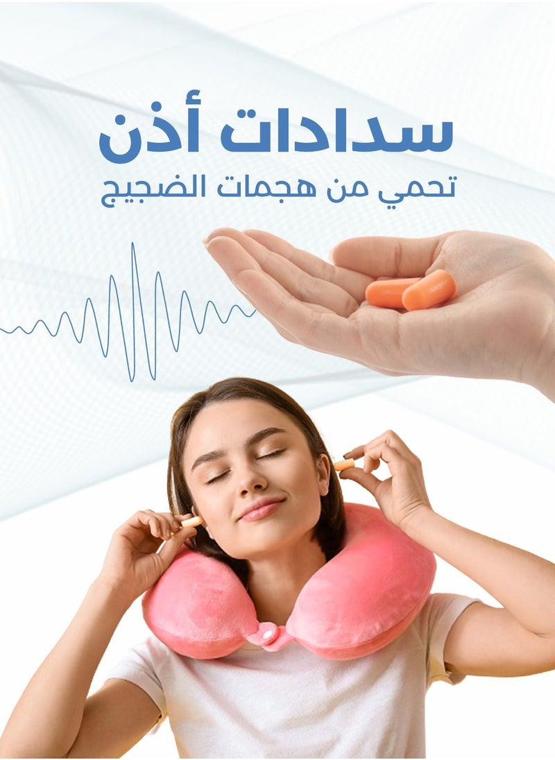 Generic - 10 Pairs of Earplugs, Earplugs for Sleeping, Earplugs for Swimming, Noise-Canceling Earplugs, Ultra-Soft, Reusable. Soundproof Earplugs, Swimming Earplugs, Earplugs, Earplugs for Children, Swimming Earplugs for Children. - Image 1