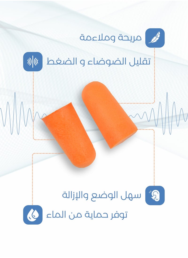 Generic - 10 Pairs of Earplugs, Earplugs for Sleeping, Earplugs for Swimming, Noise-Canceling Earplugs, Ultra-Soft, Reusable. Soundproof Earplugs, Swimming Earplugs, Earplugs, Earplugs for Children, Swimming Earplugs for Children. - Image 1