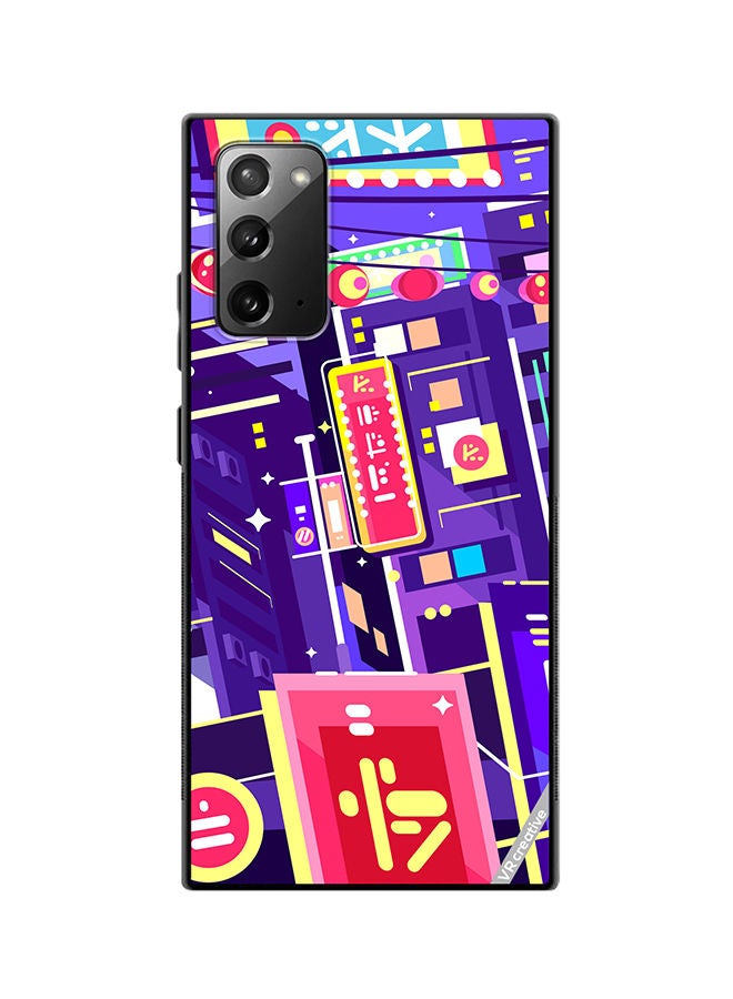 VR CREATIVE Protective Case Cover For Samsung Galaxy Note20 5G Evening Chinesse City Design Multicolour - Image 1