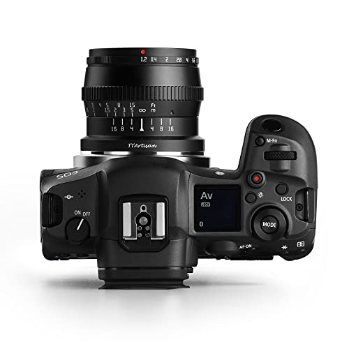 TTArtisan 50mm F1.2 APS-C Large Aperture Manual Focus Lens for Canon RF Mount Like R7 APS-C Model: R10 EOS R RP R5 R6 - Image 2