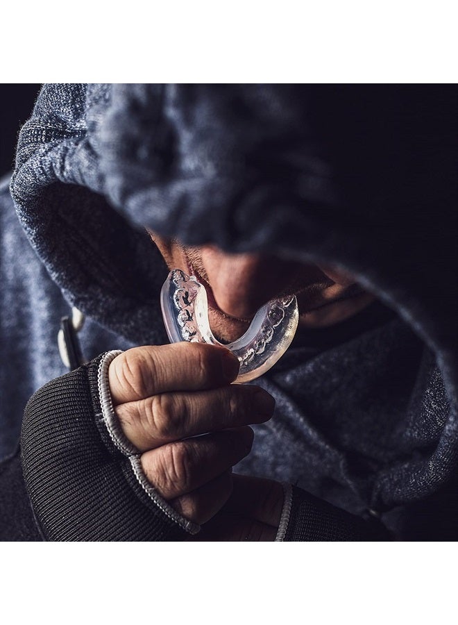 NXT NXTRND عبوة 2 من واقي الفم الكلاسيكي Nxtrnd للرياضة، واقي فم رفيع للملاكمة الاحترافية، واقي فم للملاكمة للبالغين، واقي فم للشباب، واقي فم للأطفال، واقيات الفم للرياضة - Image 5