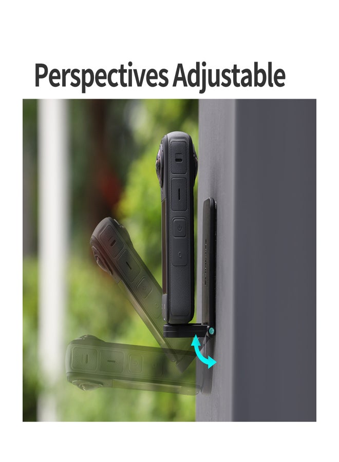 X4-ZJ827 Sunnylife for Insta360 X4 Magnetic Stand Base Handle Angle Adjustable Desktop Stand Accessory - Image 5