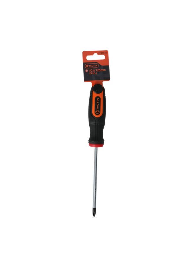 Tactix Magnetic Tip Phillips Screwdriver Multicolor #2 x 125mm 205038  - Image 1