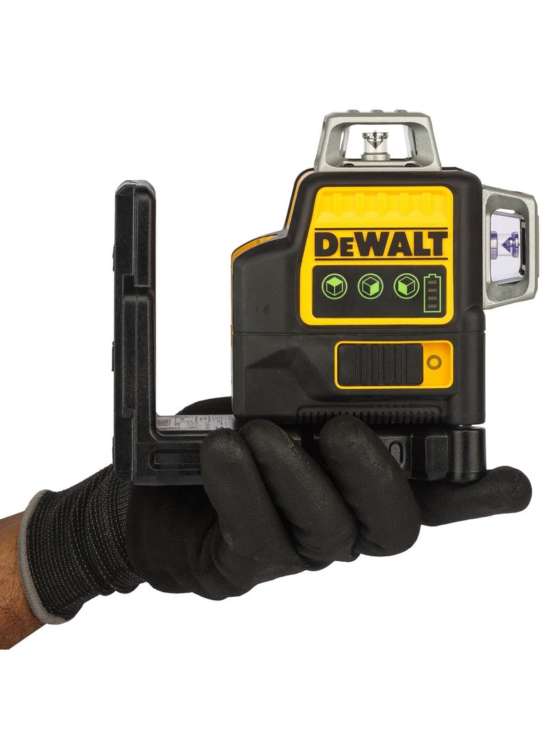DEWALT DEWALT DCE089D1GQW Self Levelling x3 360 1080 Cross Line Laser 108V Green  - Image 3