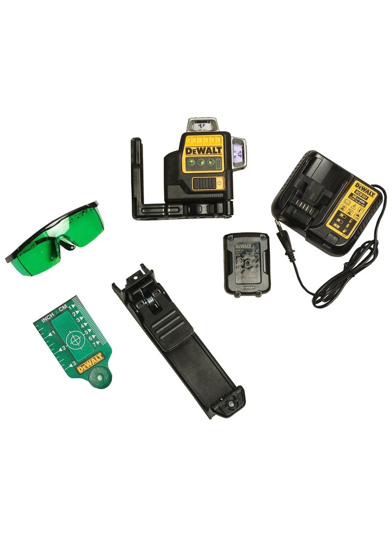DEWALT DEWALT DCE089D1GQW Self Levelling x3 360 1080 Cross Line Laser 108V Green  - Image 5