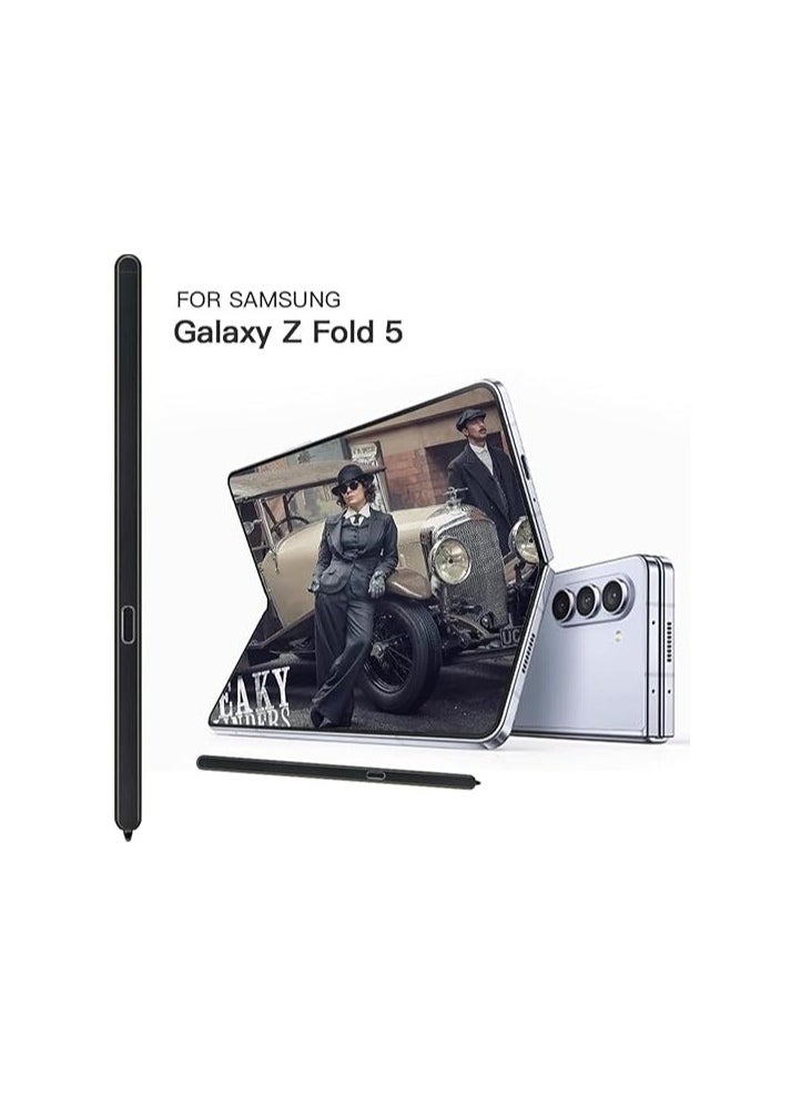 erorex Compatible for Samsung Galaxy Z Fold5 Slim S Pen，Slim 1.5mm Pen Tip, 4,096 Pressure Levels for Samsung Galaxy Z Fold 5 Phones Only (Black)  - Image 1