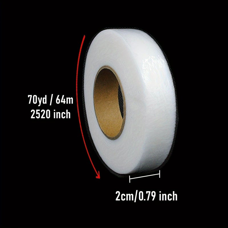 Nonwoven Interlining Tape 2520 Inch 1cm Wide Iron On Hem Adhesive For DIY Sewing Hat Craft Patchwork - Image 5