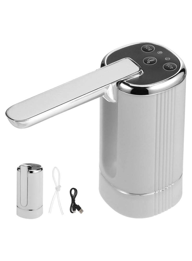 Water Bottle Pump – Electric Water Dispenser Drinking Water Pump Foldable Spout USB Charging Portable Automatic Water Dispenser for Home Office Camping - Image 1