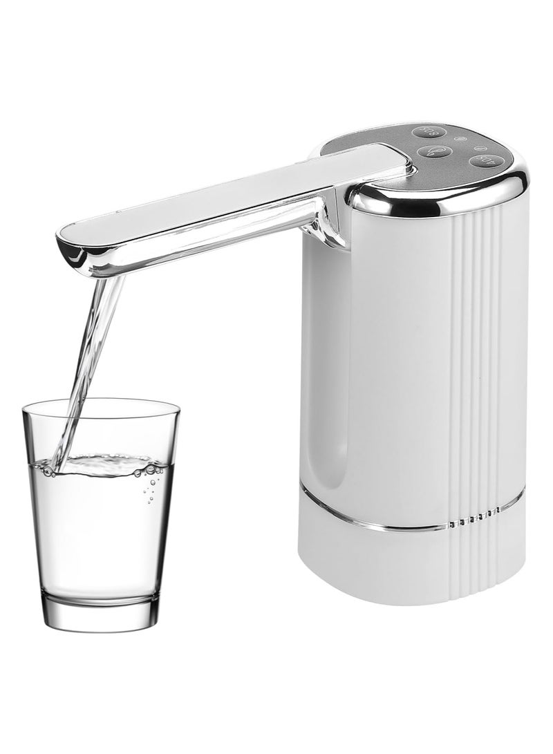 Water Bottle Pump – Electric Water Dispenser Drinking Water Pump Foldable Spout USB Charging Portable Automatic Water Dispenser for Home Office Camping - Image 3