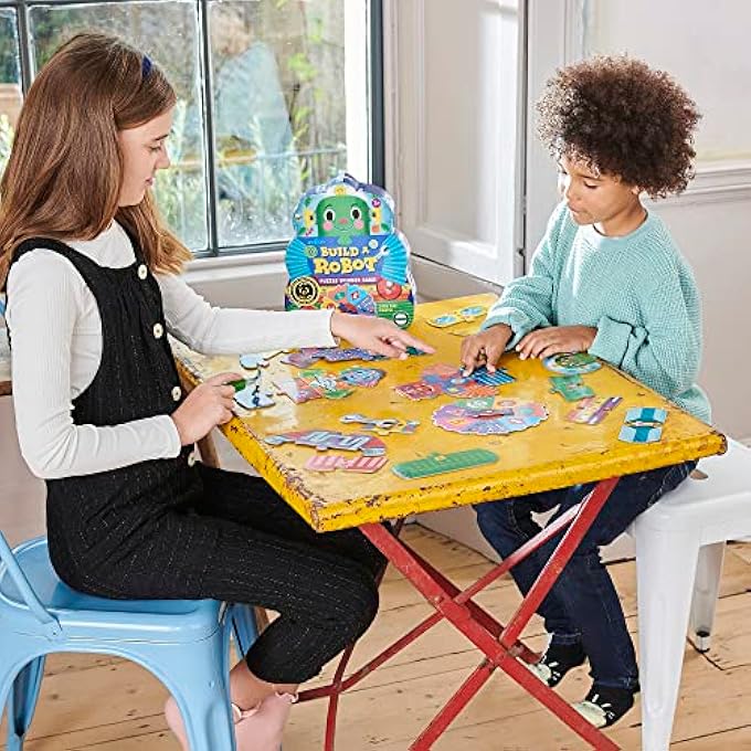 إيبو eeBoo Build لعبة Robot Spinner ، تجمع بين الأرقام البسيطة والمرح ، 3 سنوات فما فوق - Image 5