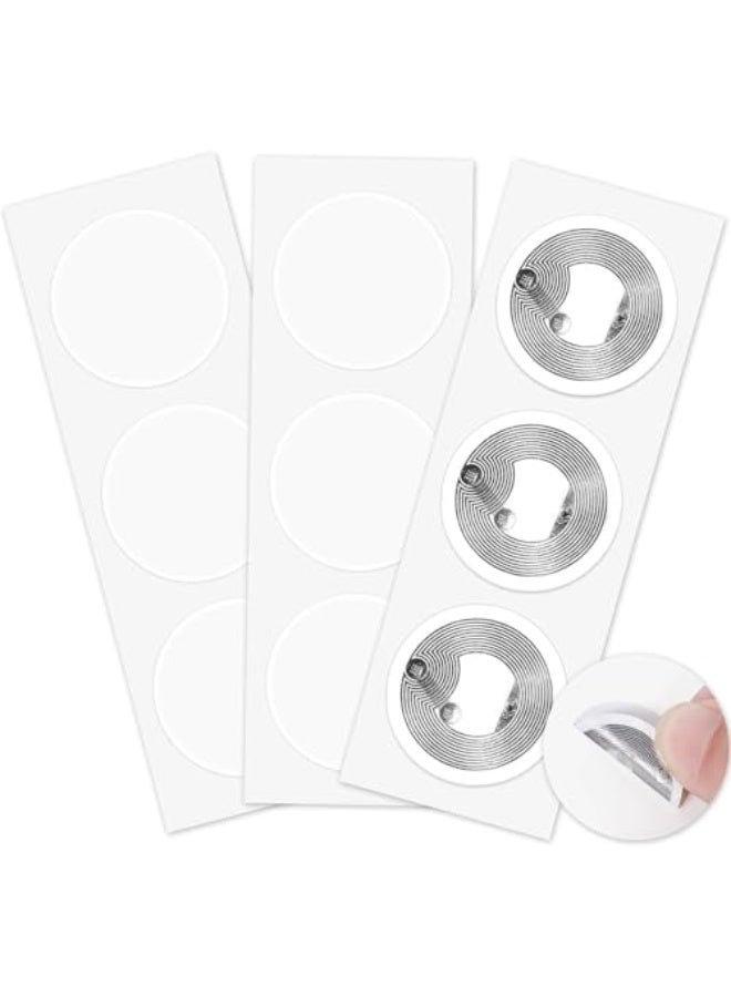 كيلا ملصقات NFC لاصقة، شريحة NFC قابلة لإعادة الكتابة، Ntag 215، ملصقات NFC بسعة 504 بايت، متوافقة مع TagMo وAmiibo وأجهزة الهواتف المحمولة التي تدعم تقنية NFC (60) - Image 1