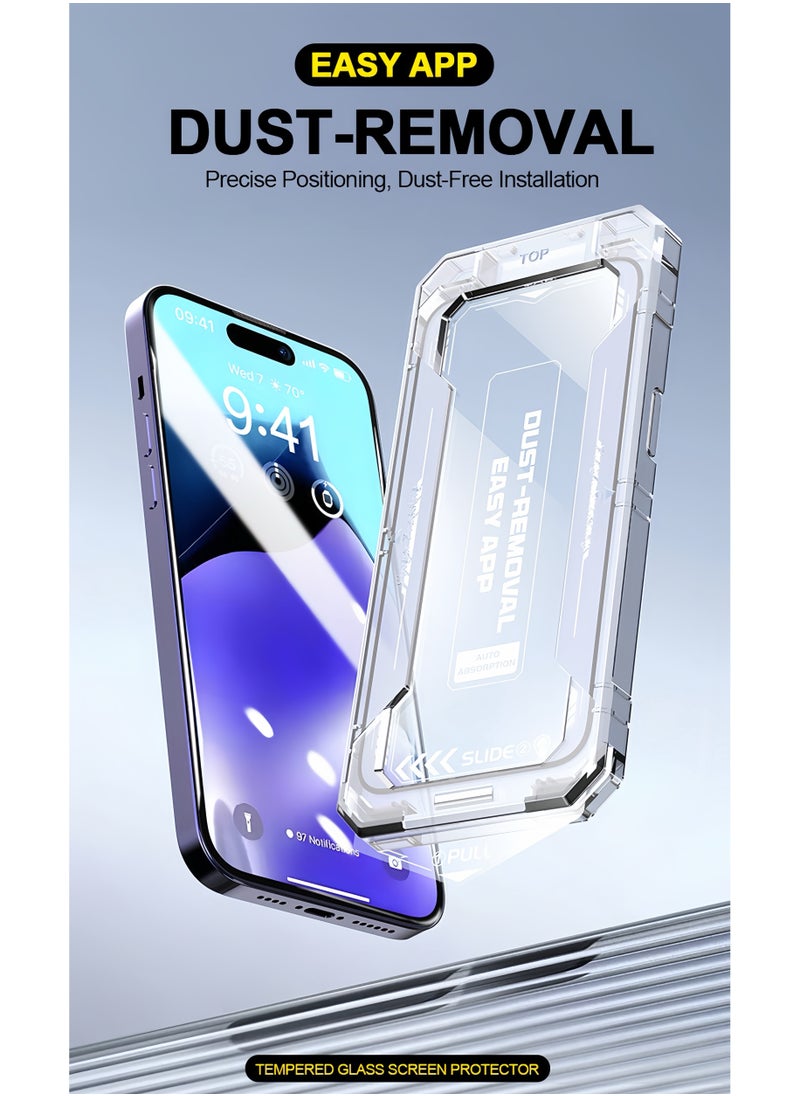 Generic Suitable for iPhone 15 Pro tempered film dust-free cabin privacy phone film  - Image 2