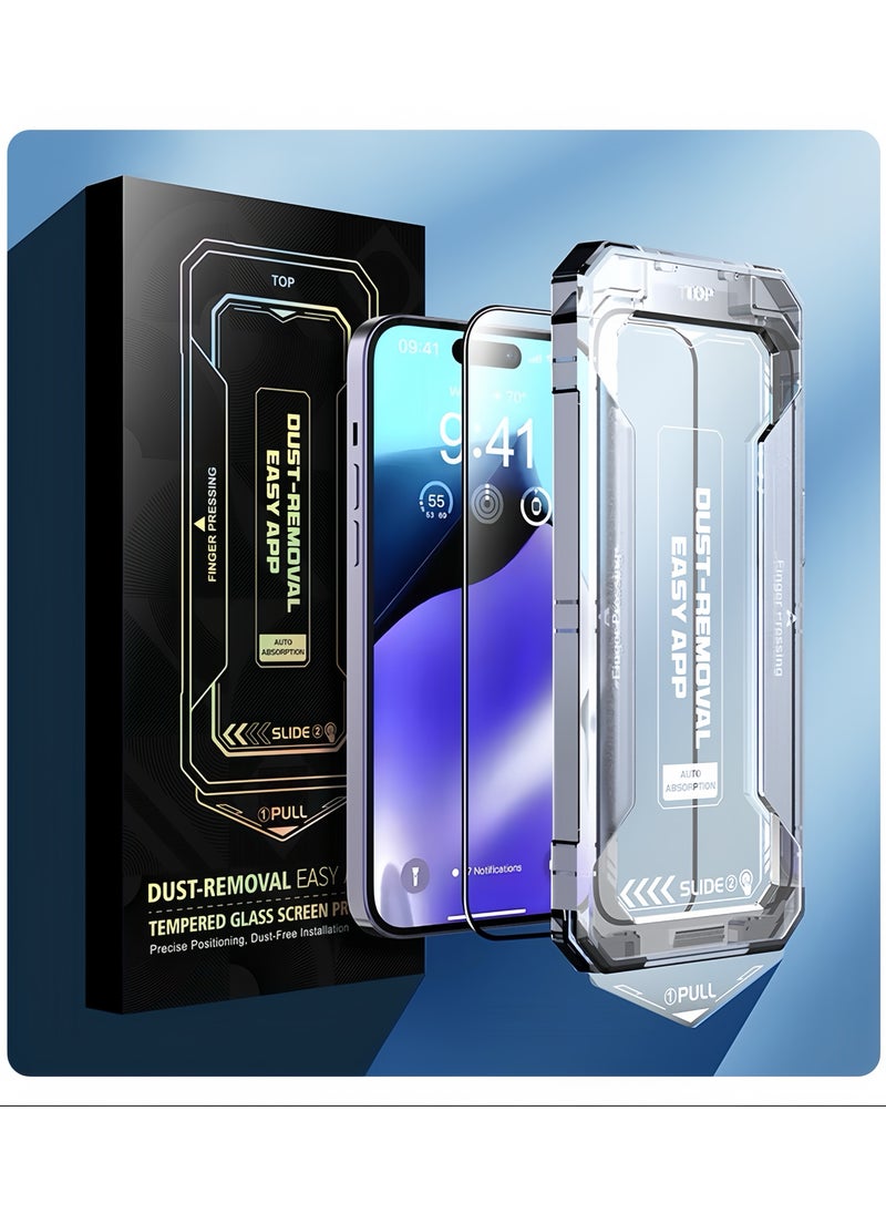 Generic Suitable for iPhone 15 Pro tempered film dust-free cabin privacy phone film  - Image 4