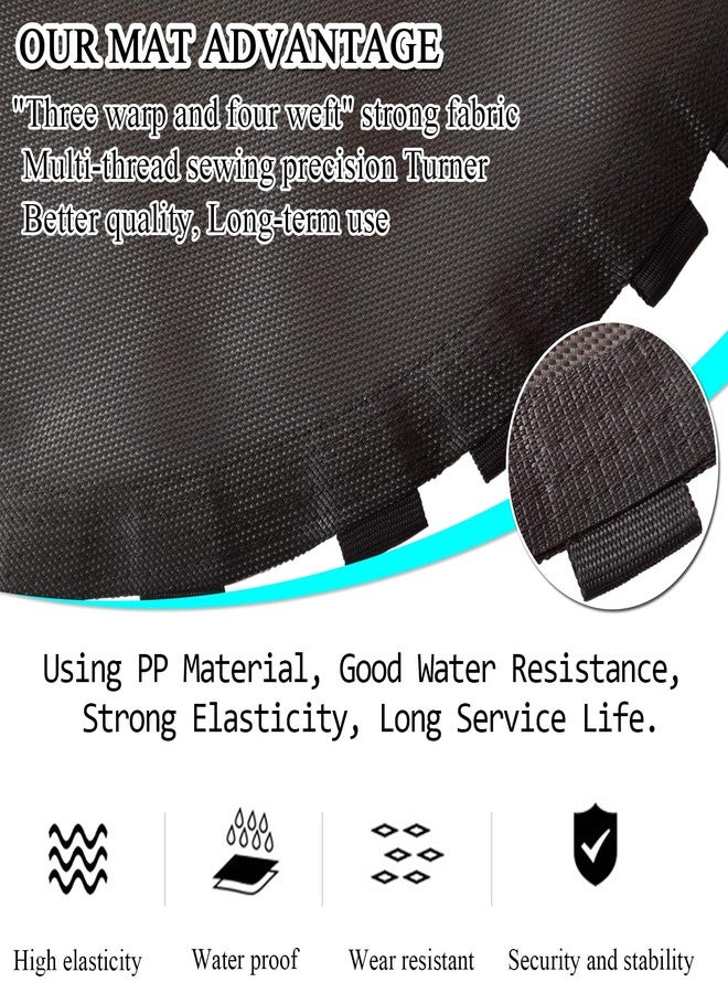 XATAMIO Trampoline Mat, 29.5" Diameter Mat with 32 Buckles and Spring Tool, Fits 38inch Trampoline Frame,for Fitness Trampoline Jumping Mat (Not Include Springs and Metal Rings) - Image 4