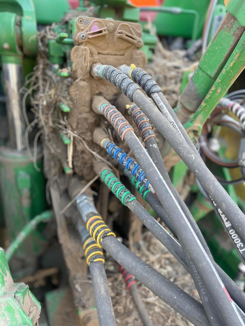 Outback Wrap Store - Hose Markers Hydraulic Hose Management Protector and Tagging Wraps for Farming and Agriculture Equipment, Tractors, Harvesters, Planters, and Sprayers, Power Beyond Pack 18mm - Image 2