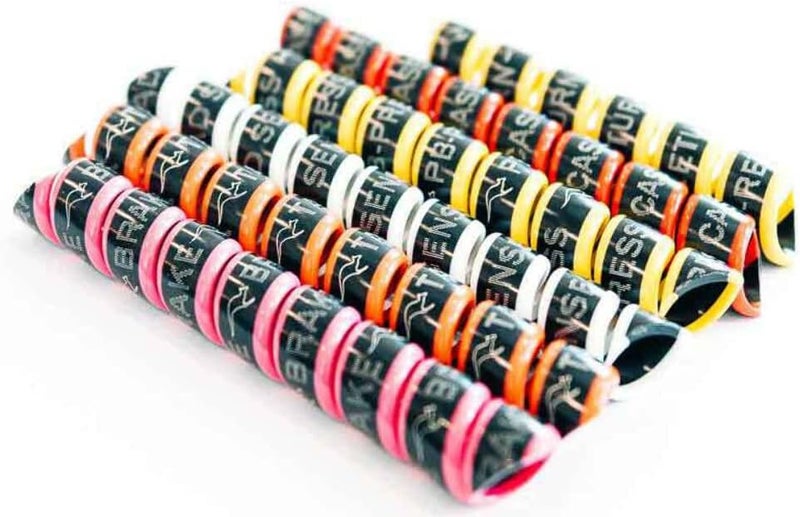 Outback Wrap Store - Hose Markers Hydraulic Hose Management Protector and Tagging Wraps for Farming and Agriculture Equipment, Tractors, Harvesters, Planters, and Sprayers, Power Beyond Pack 18mm - Image 3