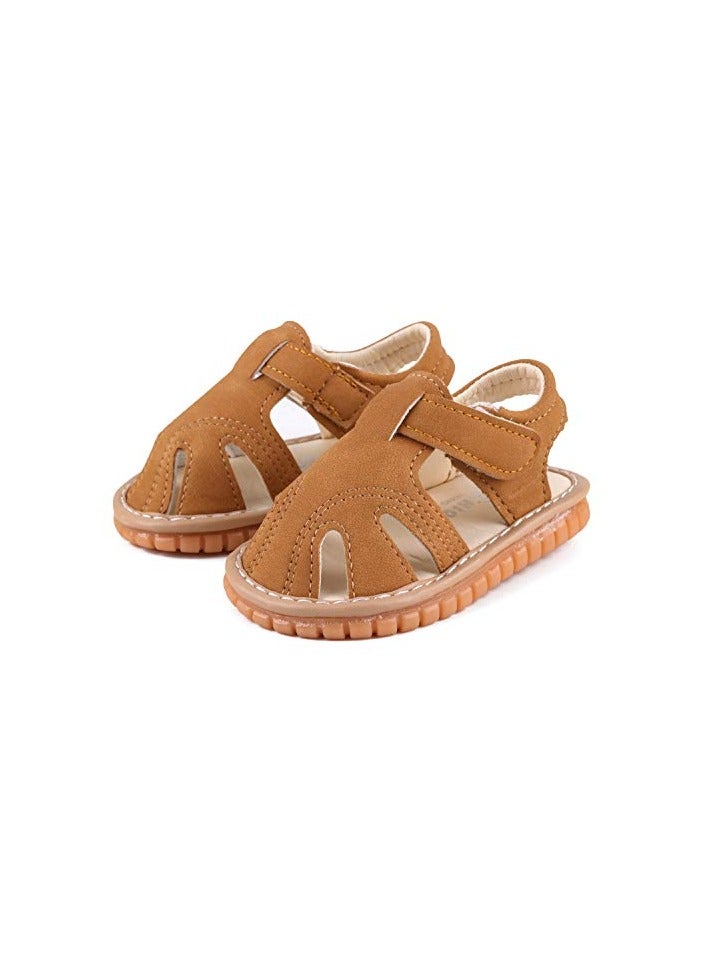 Boys Girls Summer Squeaky Sandals Closed-Toe Anti-Slip Premium Rubber Sole Toddler First Walkers Shoes - Image 5