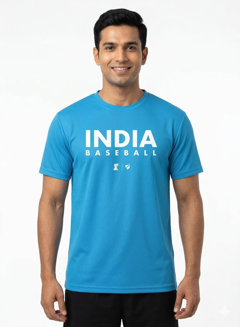 Baseball United India Baseball National Team Men's Lifestyle T-shirt - Image 1