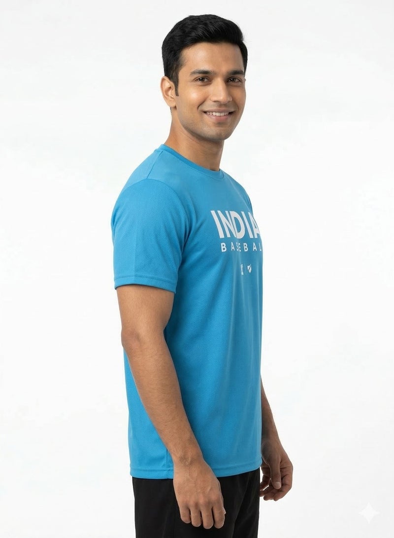 Baseball United India Baseball National Team Men's Lifestyle T-shirt - Image 2