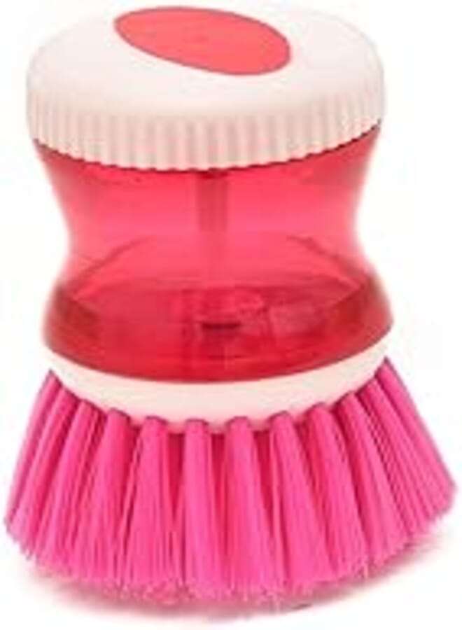 Other small cleaning brush with an inside soap dispenser for pumping