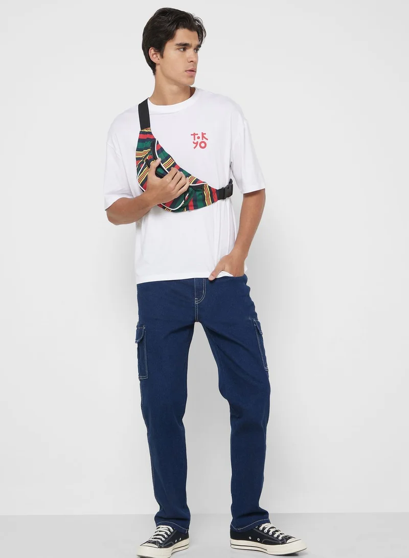 سفنتي فايف Casual Oversized T-Shirt