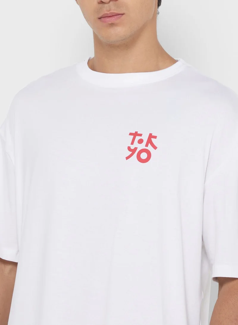 سفنتي فايف Casual Oversized T-Shirt