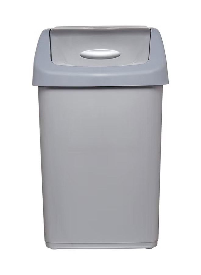 Generic Flip-Top Waste Bin With Swing Lid Pearl Grey 20L  - Image 1