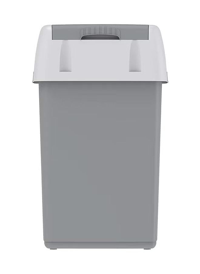 Generic Flip-Top Waste Bin With Swing Lid Pearl Grey 20L  - Image 3