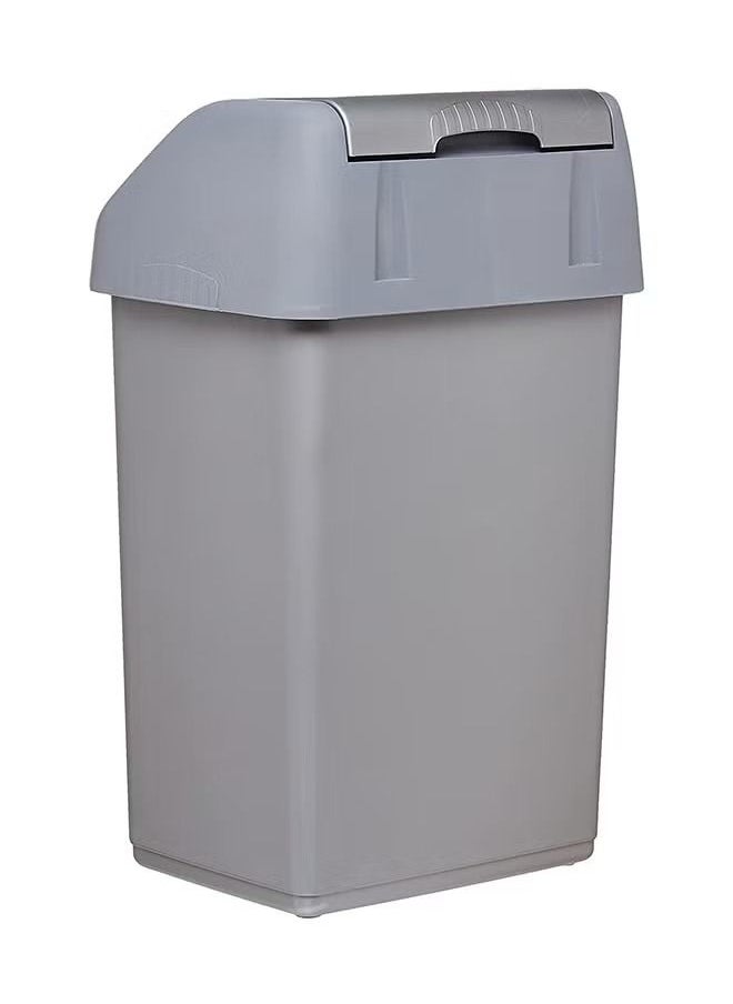 Generic Flip-Top Waste Bin With Swing Lid Pearl Grey 20L  - Image 2