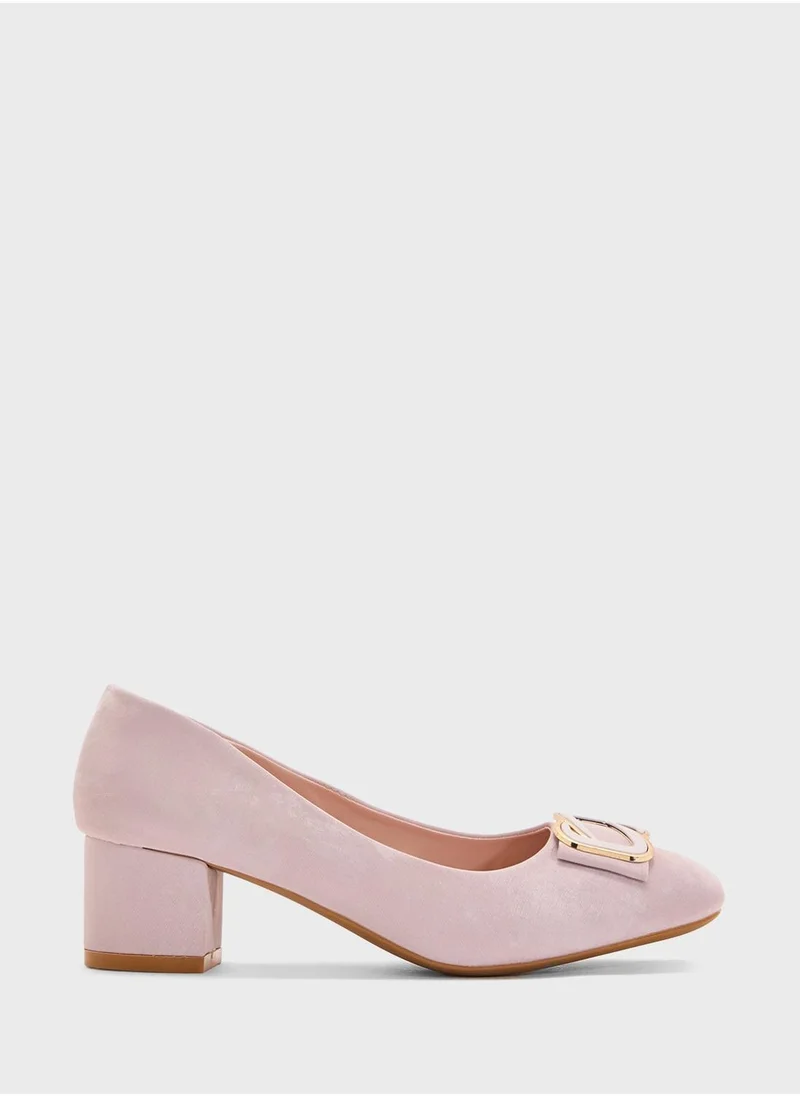 بيتك ستيبس Low Block Heeled Pump
