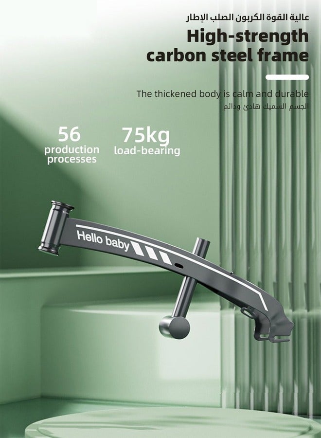 Beauenty Kids Bike, Toddler Balance Bike with 16-inch Wheels, Training Bicycles, Kids' Road Bicycles with Training Wheels, Hand Brake,  for Ages 4 to 10 Years Boys and Girls - Image 4