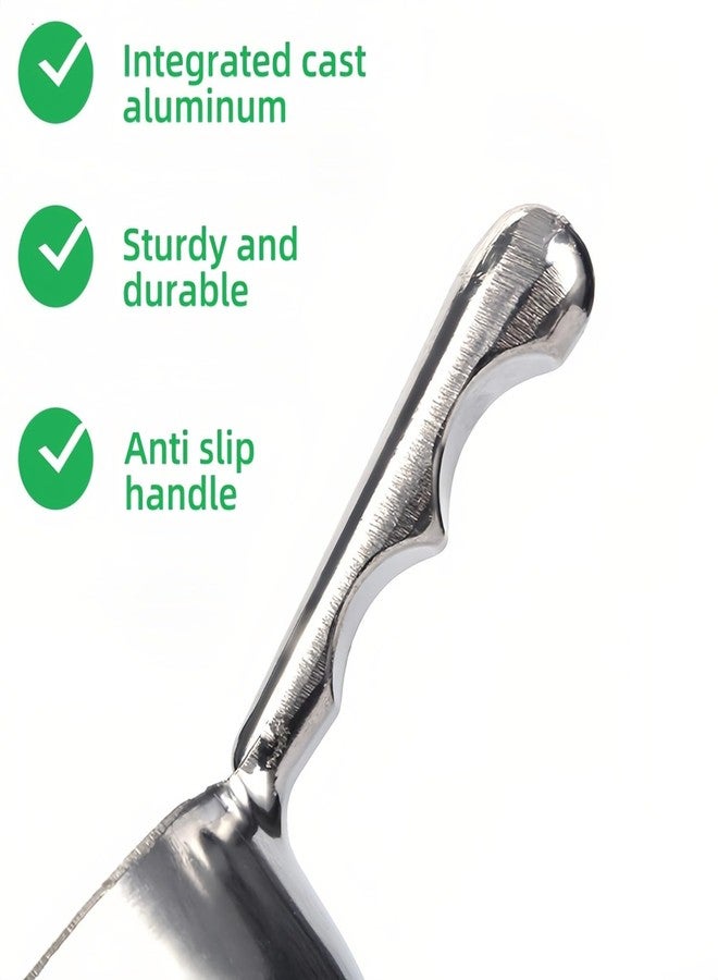 RyanDesign Heavy-Duty Cast Aluminum Kitchen Scoop - Rust-Proof, Ergonomic S-Handle Ice Cube Endurance Scoopfor Ice, Candy, Popcorn, Coffee Beans, Flour & Pet Food - Commercial-Grade Durable Design (XL（38oz）) - Image 5