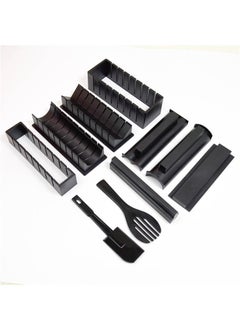 Y&D 10-Piece Sushi Maker DIY With Utensils Set Black  - Image 1